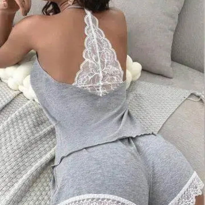 Lace Racerback Cami Set