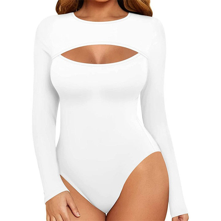 Crescent Cutout Long Sleeve Bodysuit