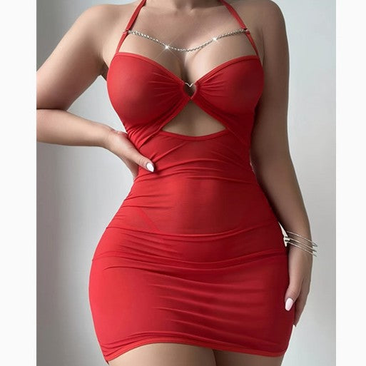 Floral Lace Set w/ Front Cage Straps